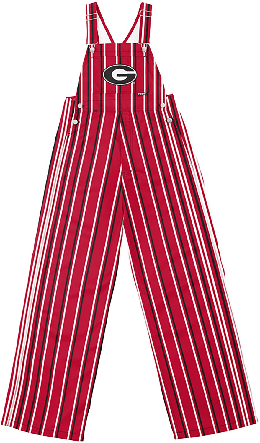 FOCO Men's Georgia Sideline Spirit Stripe Overalls