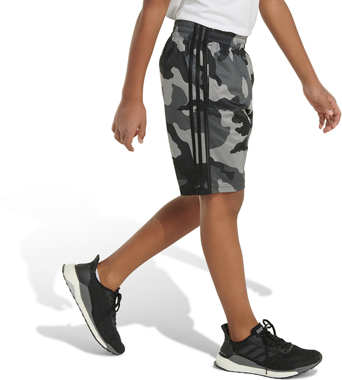 adidas Boys' Camo AOP France Camo Shorts - view number 4
