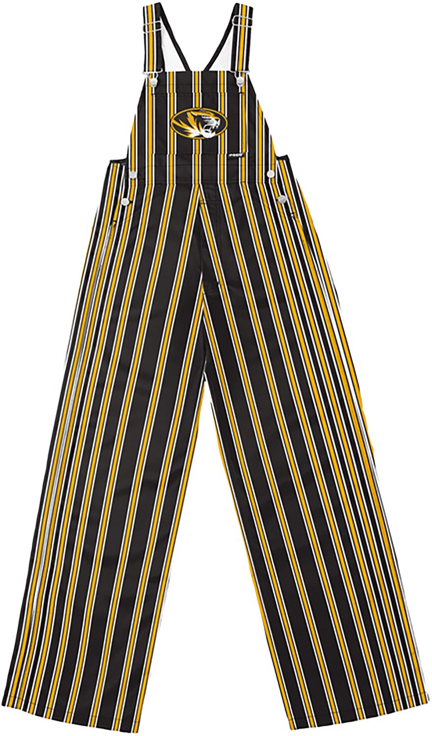 FOCO Men's Missouri Tigers Sideline Spirit Stripe Overalls - view number 3