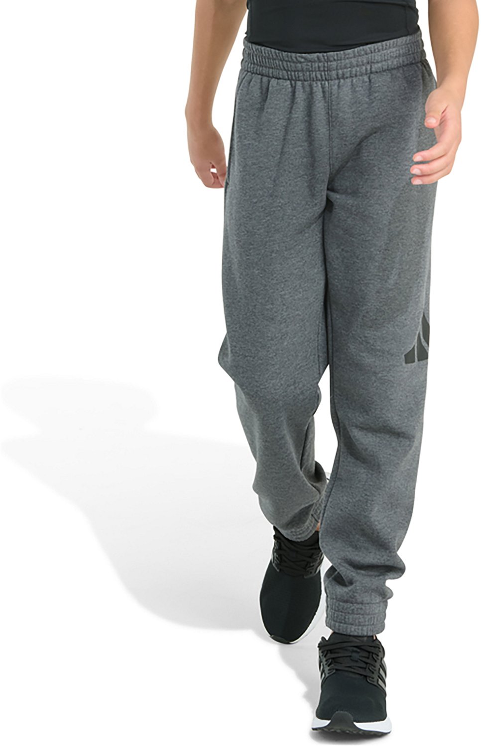 adidas Boys' Essential Big Logo Fleece Joggers - view number 5