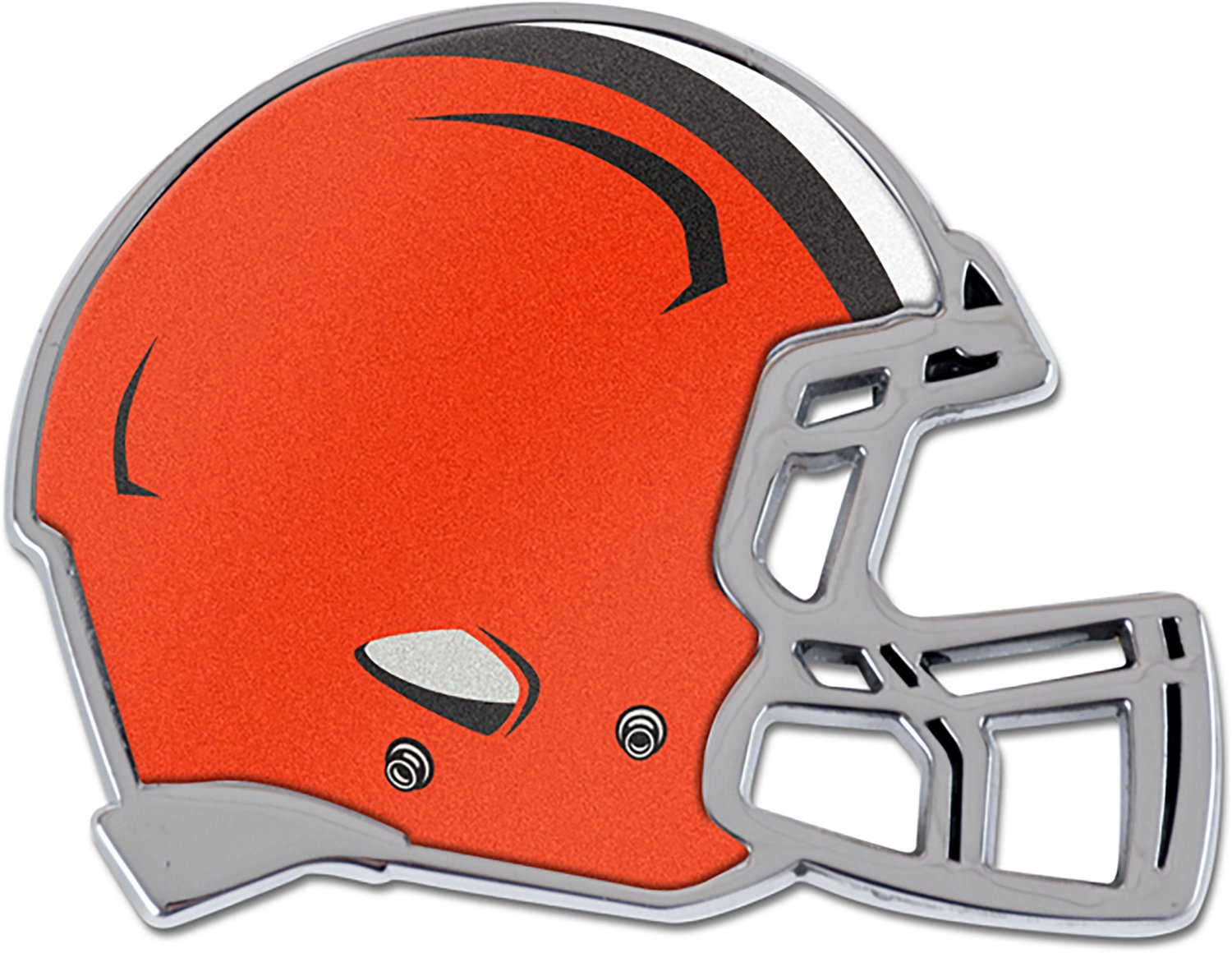 WinCraft Browns Chrome Metal Dome Emblem