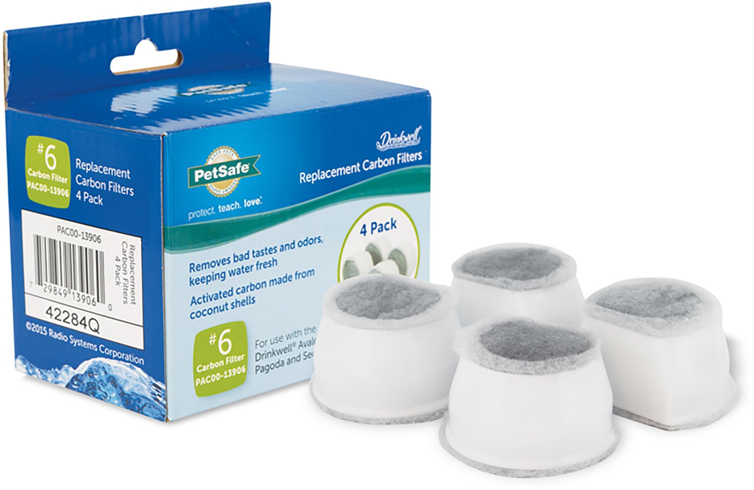 PetSafe Drinkwell Replacement Carbon Filters 4-Pack