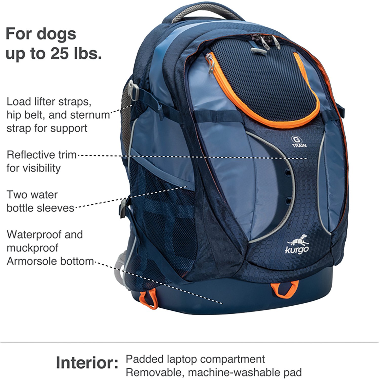 Kurgo G-Train Dog Carrier Backpack - view number 2