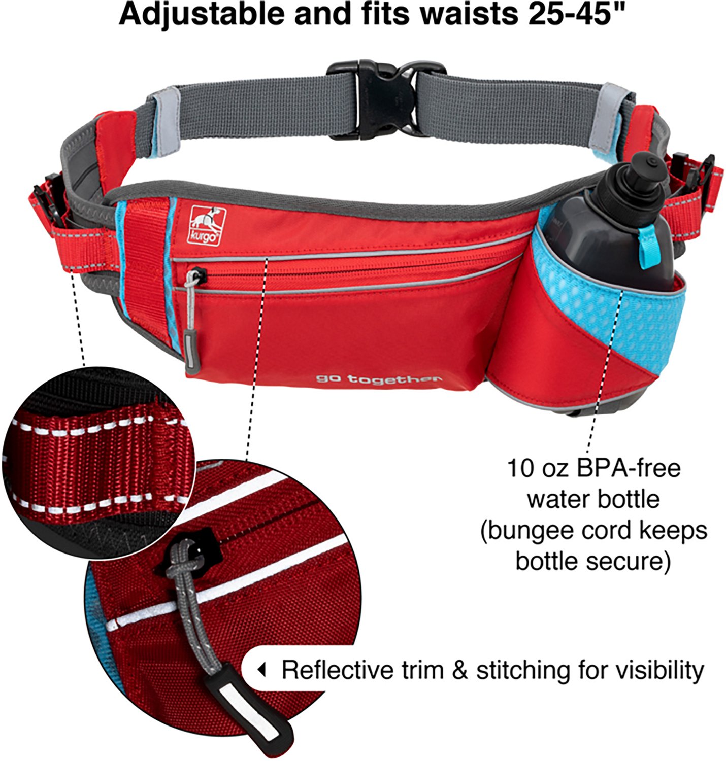 Kurgo On-Trail Running Dog Leash Belt - view number 3