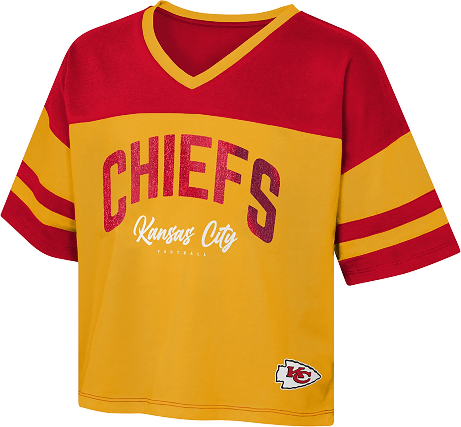 Outerstuff Women's Kansas City Chiefs The Play Maker Jersey T-shirt - view number 2