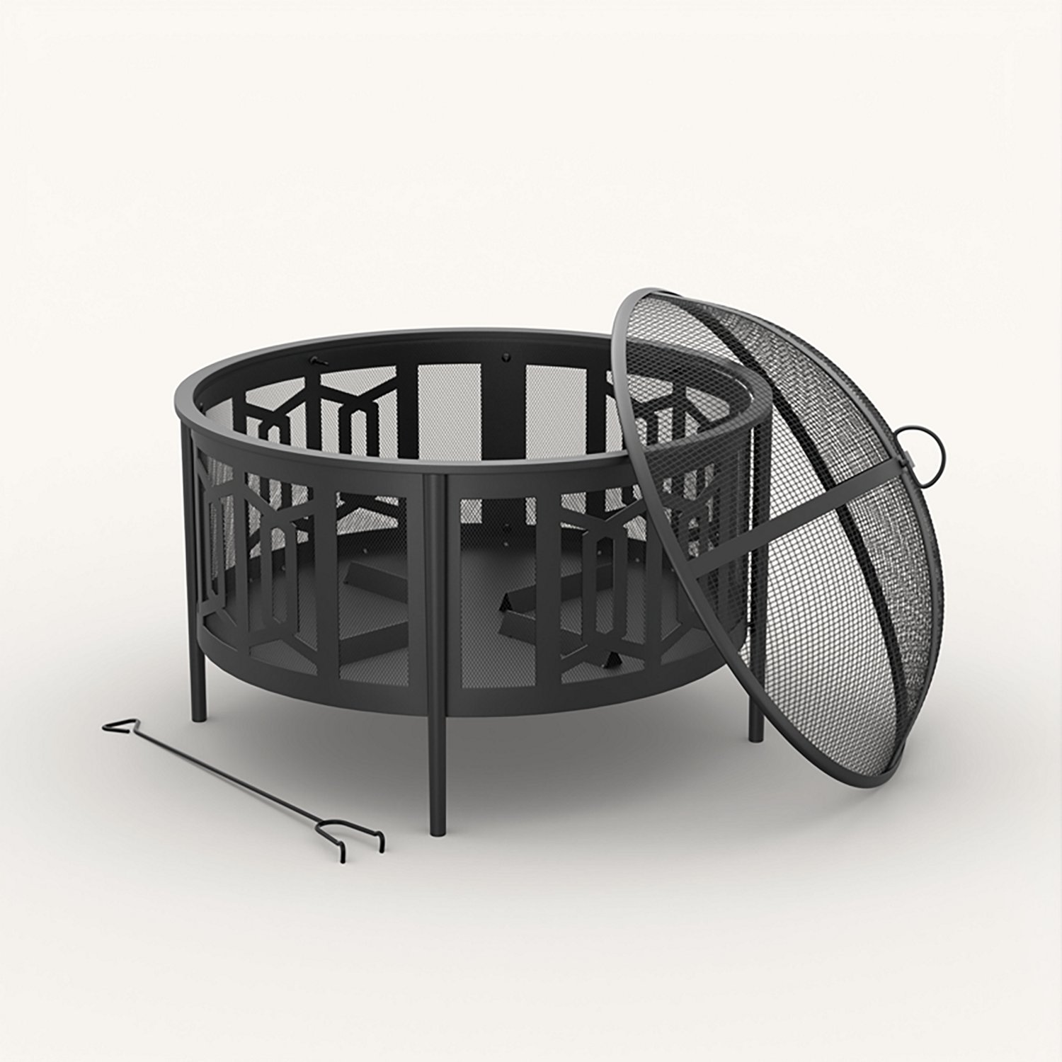 Mosaic Livingston Deep Sided Wood Fire Pit - view number 2