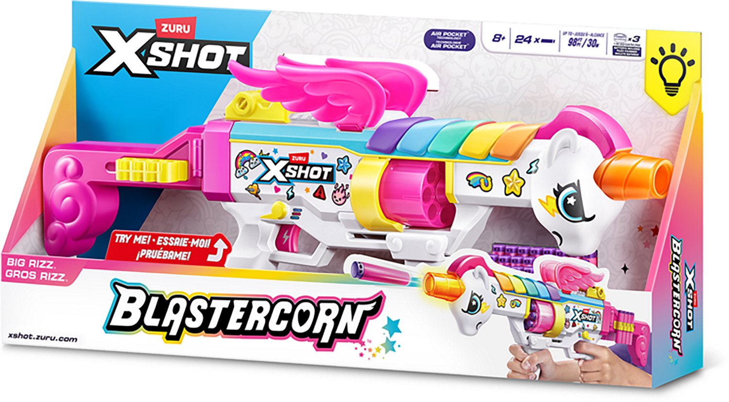 ZURU X-Shot Blastercorn Series 1 Rizz Master Blaster - view number 2