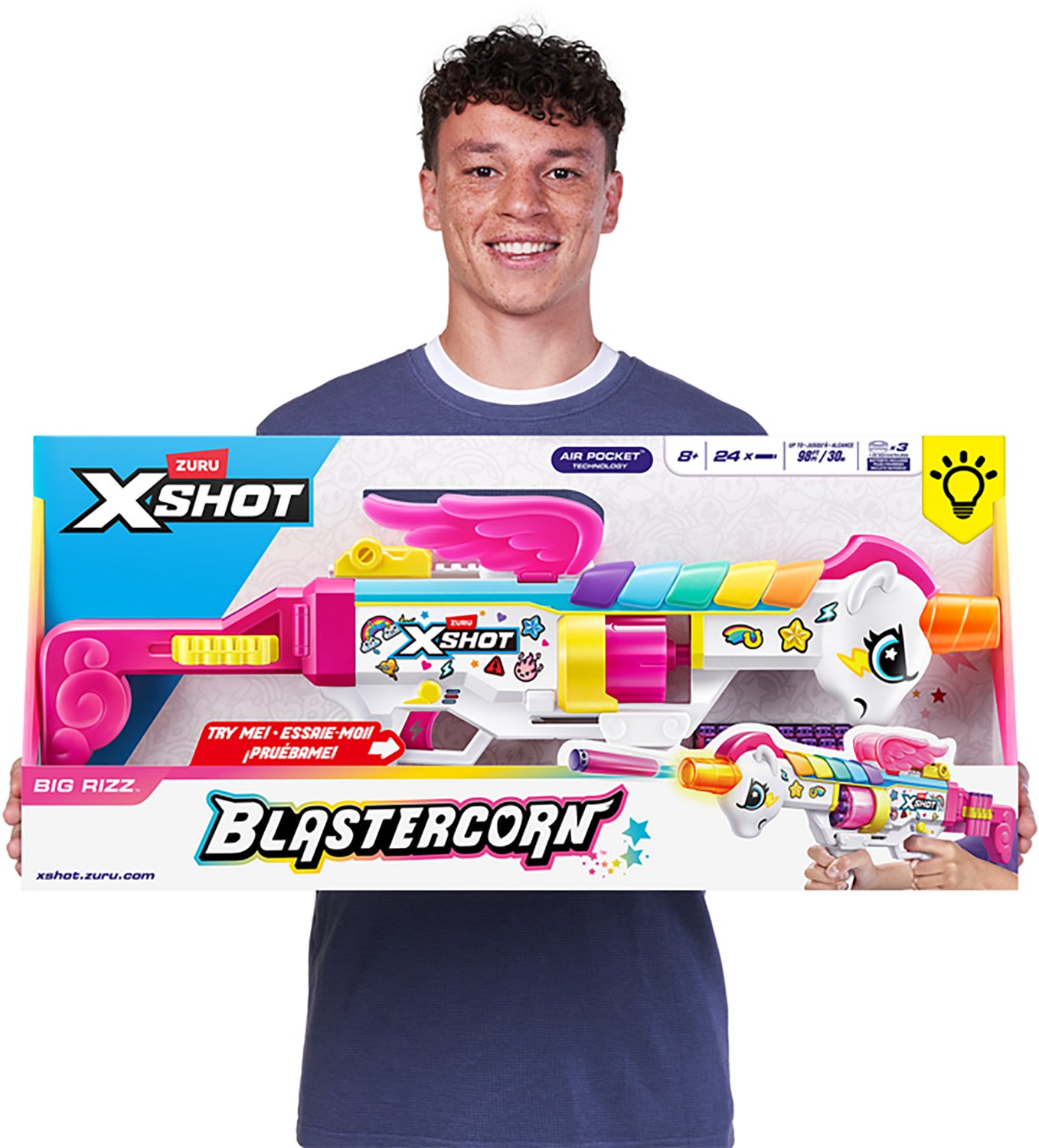 ZURU X-Shot Blastercorn Series 1 Rizz Master Blaster - view number 6