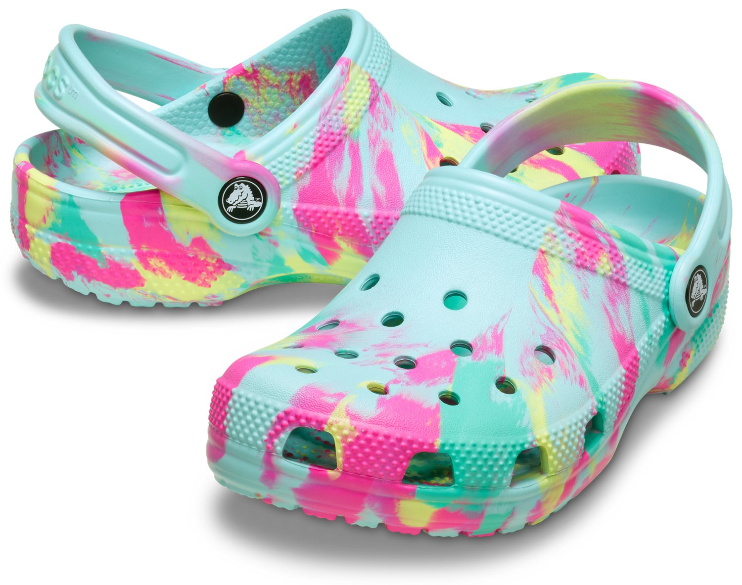 Crocs Kids' Classic Marble Clogs