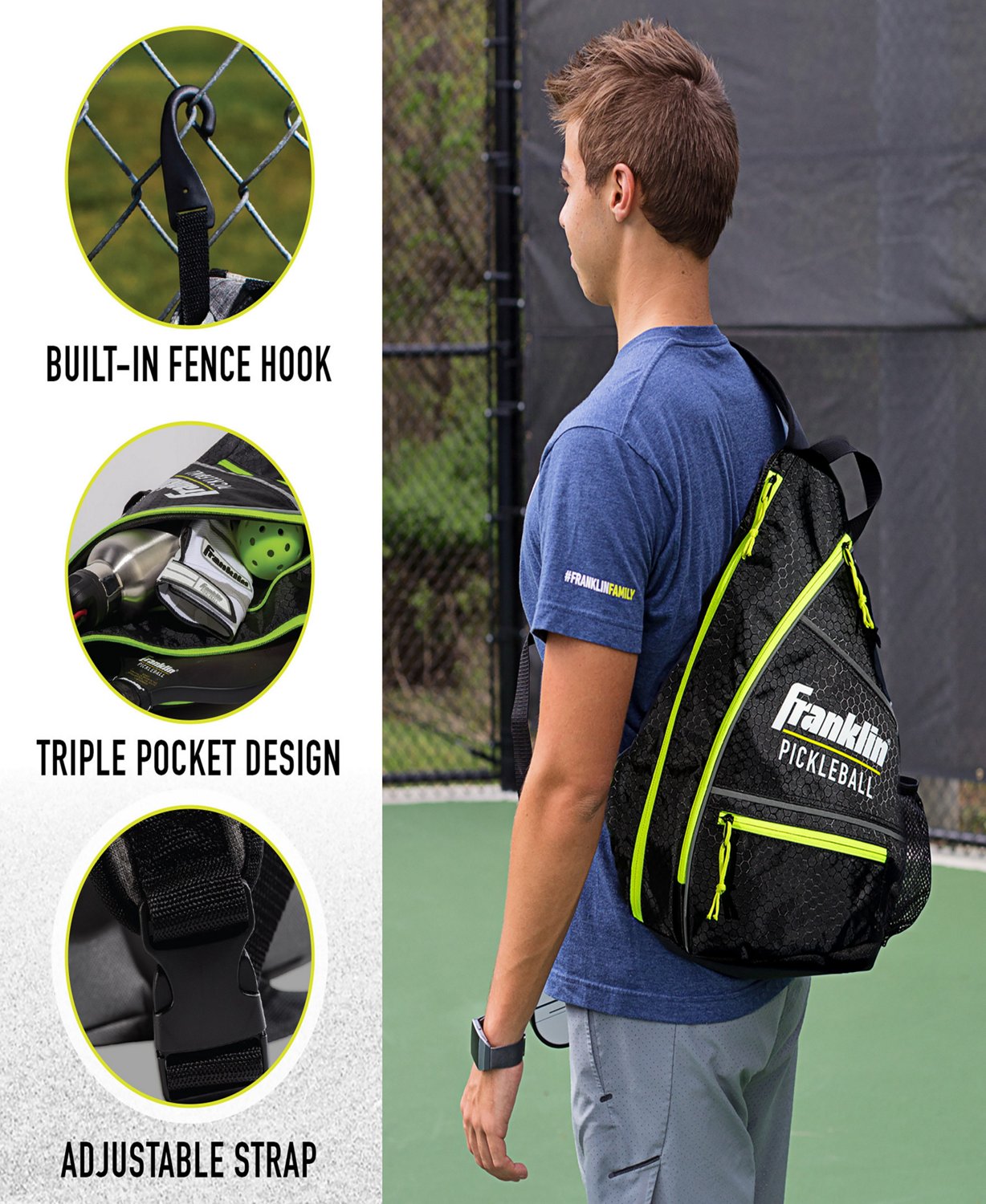 Franklin Pickleball-X Performance Sling Bag                                                                                      - view number 3