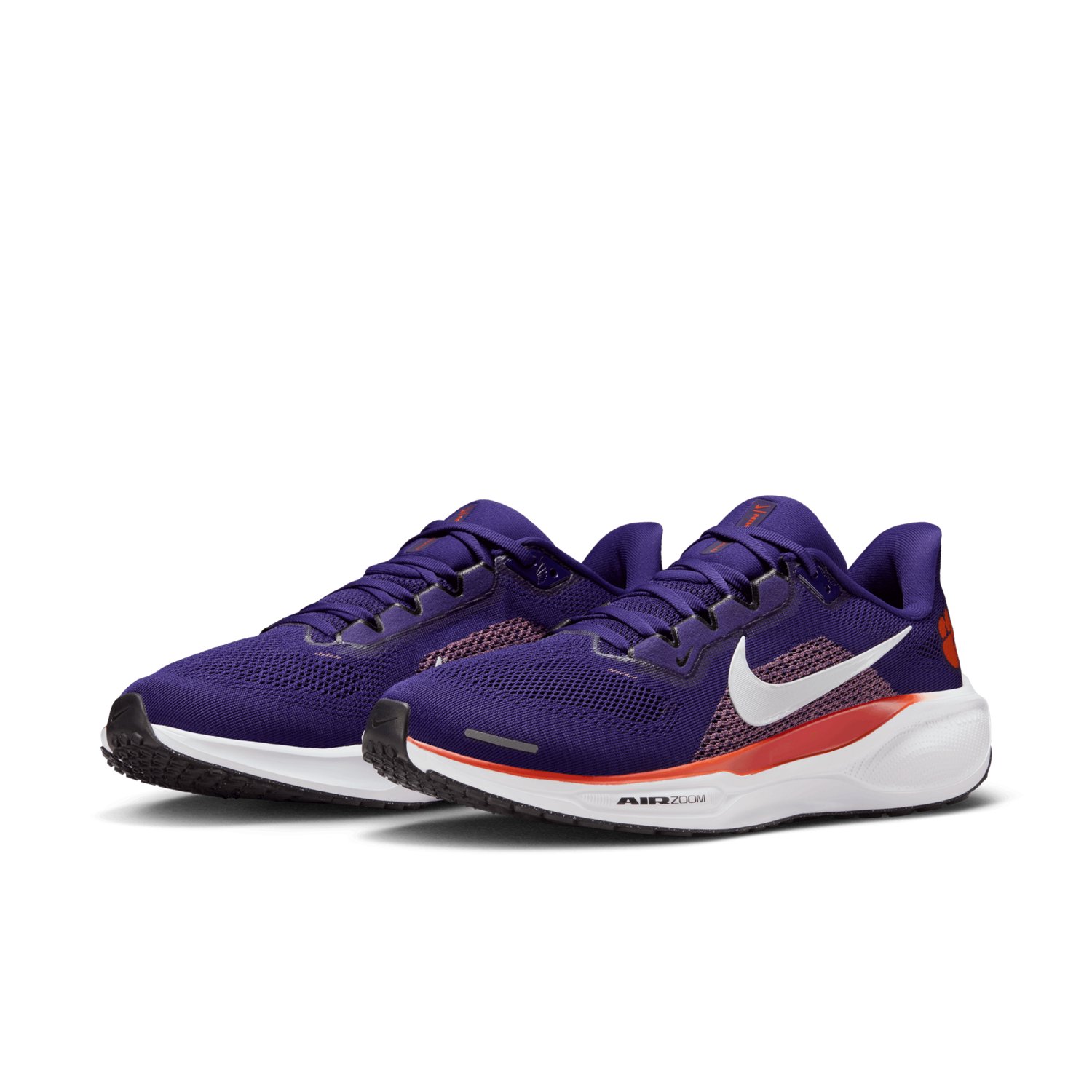 Nike Clemson Tigers Nike Zoom Pegasus 41 Running Shoes - view number 3