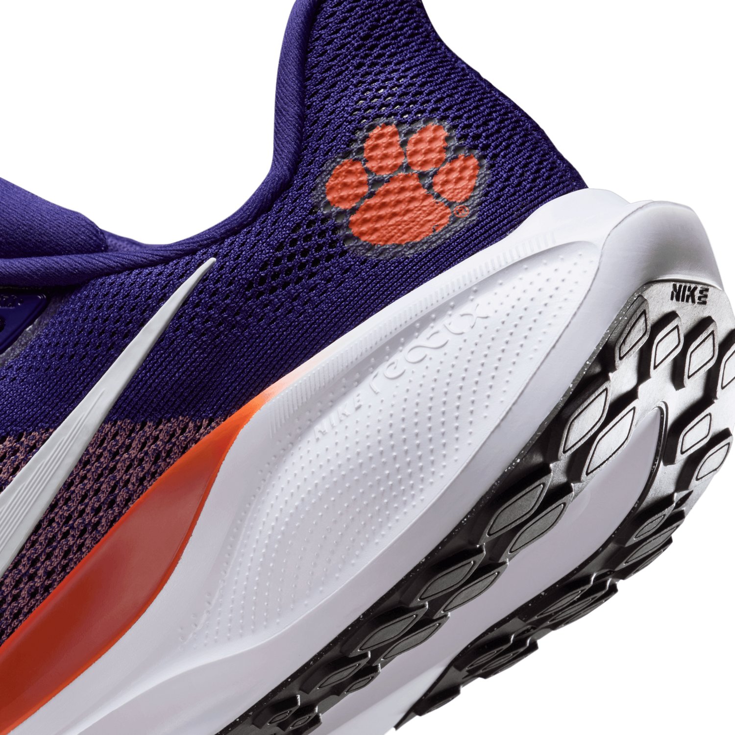 Nike Clemson Tigers Nike Zoom Pegasus 41 Running Shoes - view number 8