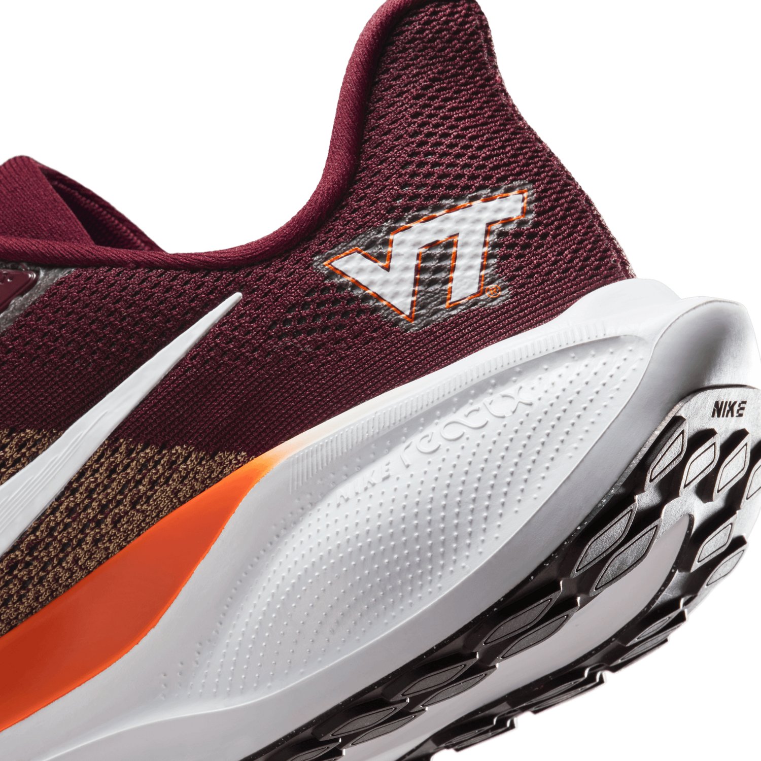 Nike Virginia Tech Hokies Nike Zoom Pegasus 41 Running Shoes - view number 8