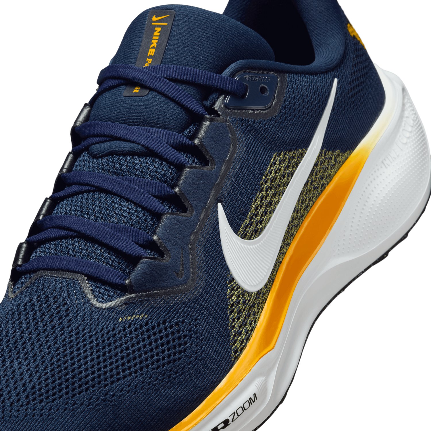 Nike West Virginia Mountaineers Nike Zoom Pegasus 41 Running Shoes - view number 7