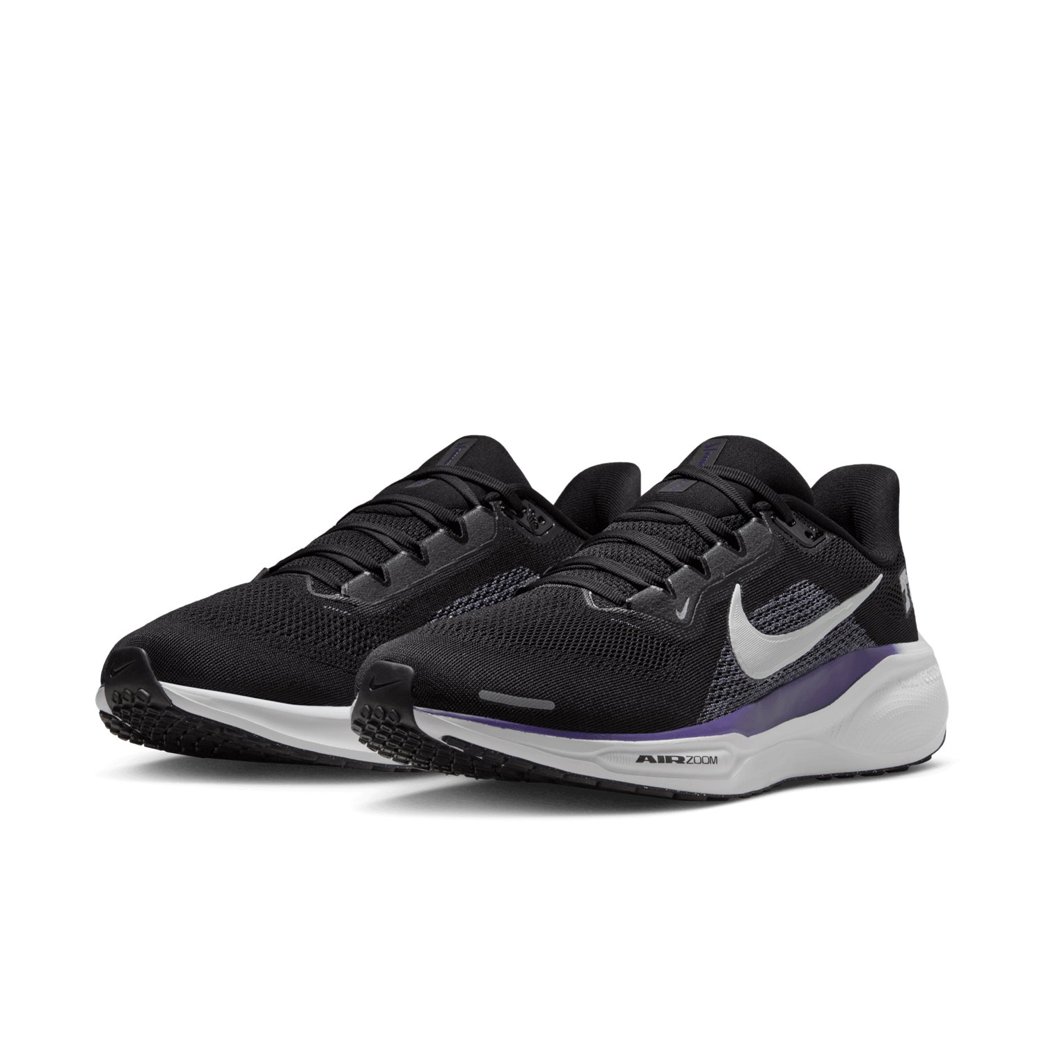 Nike Texas Christian Horned Frogs Nike Zoom Pegasus 41 Running Shoes - view number 3