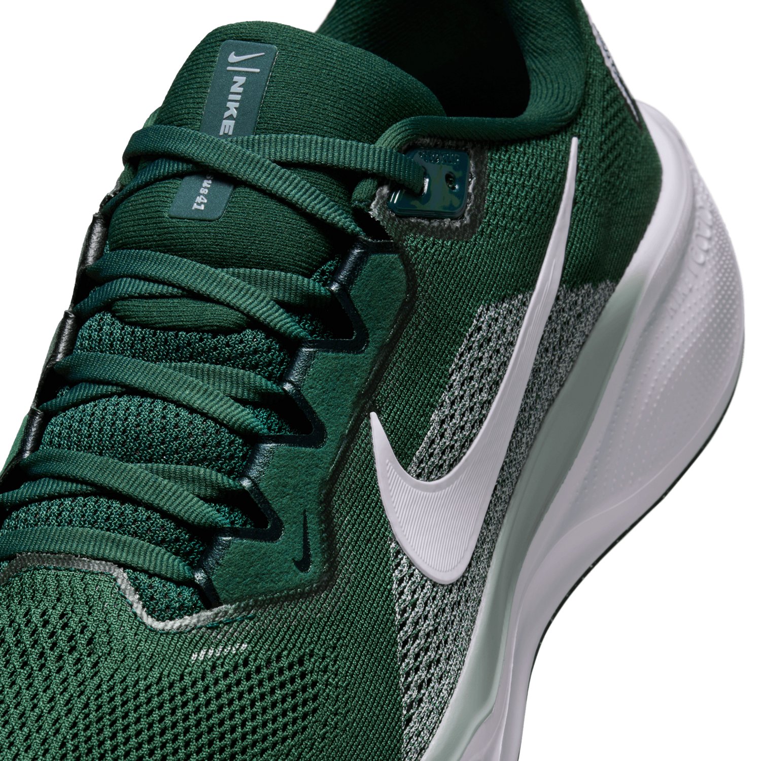 Nike Michigan State Spartans Nike Zoom Pegasus 41 Running Shoes - view number 7