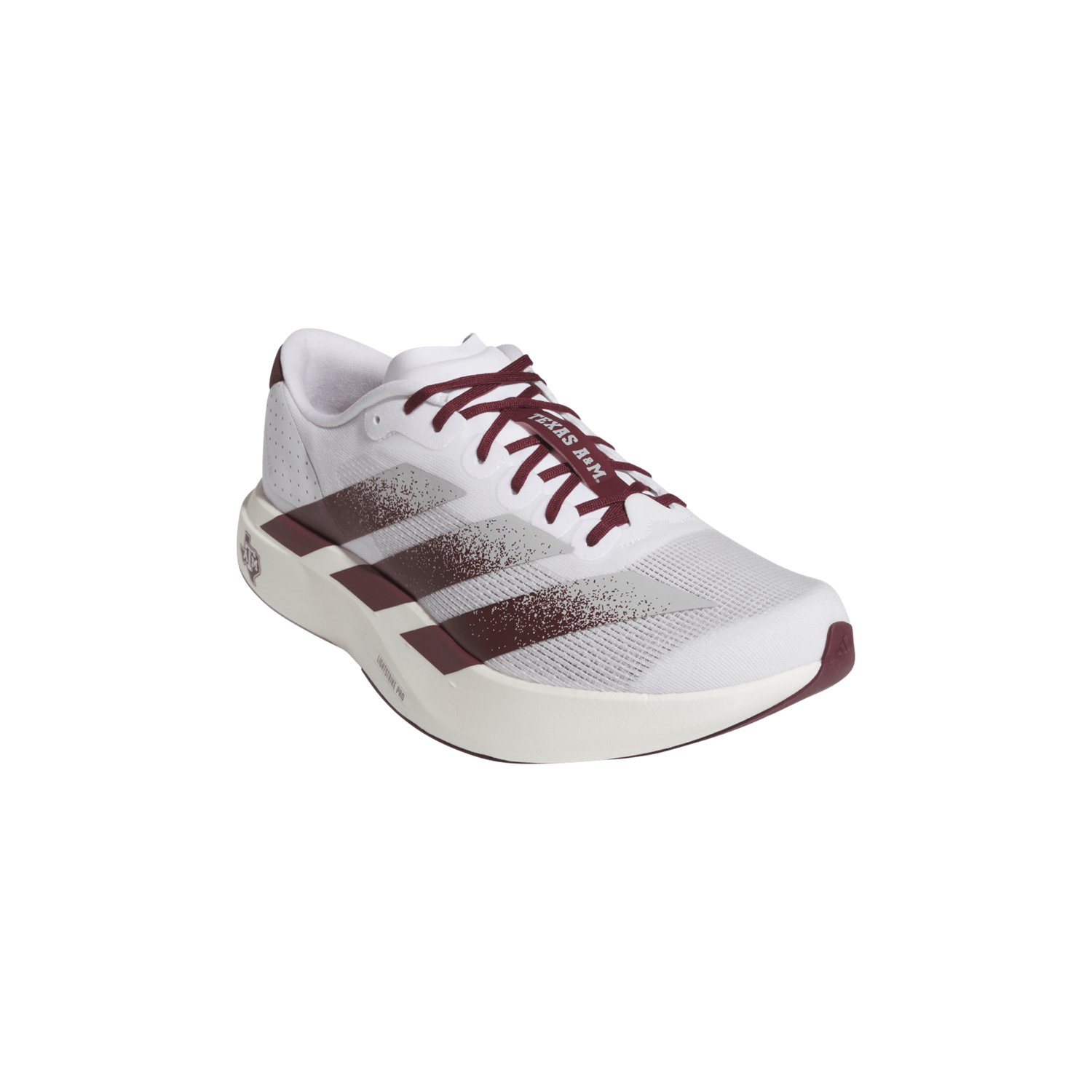Adidas Adult Texas A&M Aggies Adizero Evo SL Running Shoe - view number 3