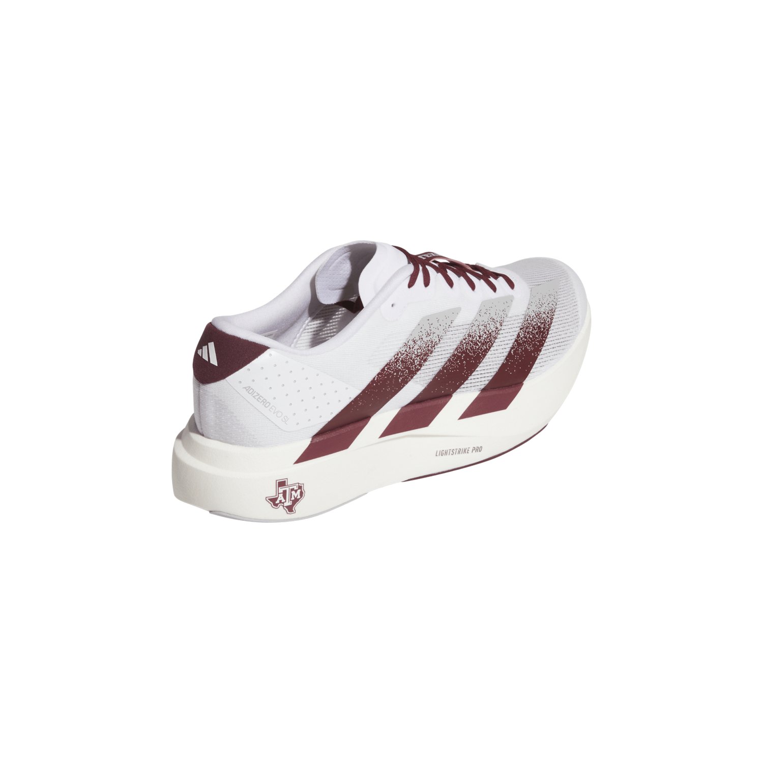 Adidas Adult Texas A&M Aggies Adizero Evo SL Running Shoe - view number 4