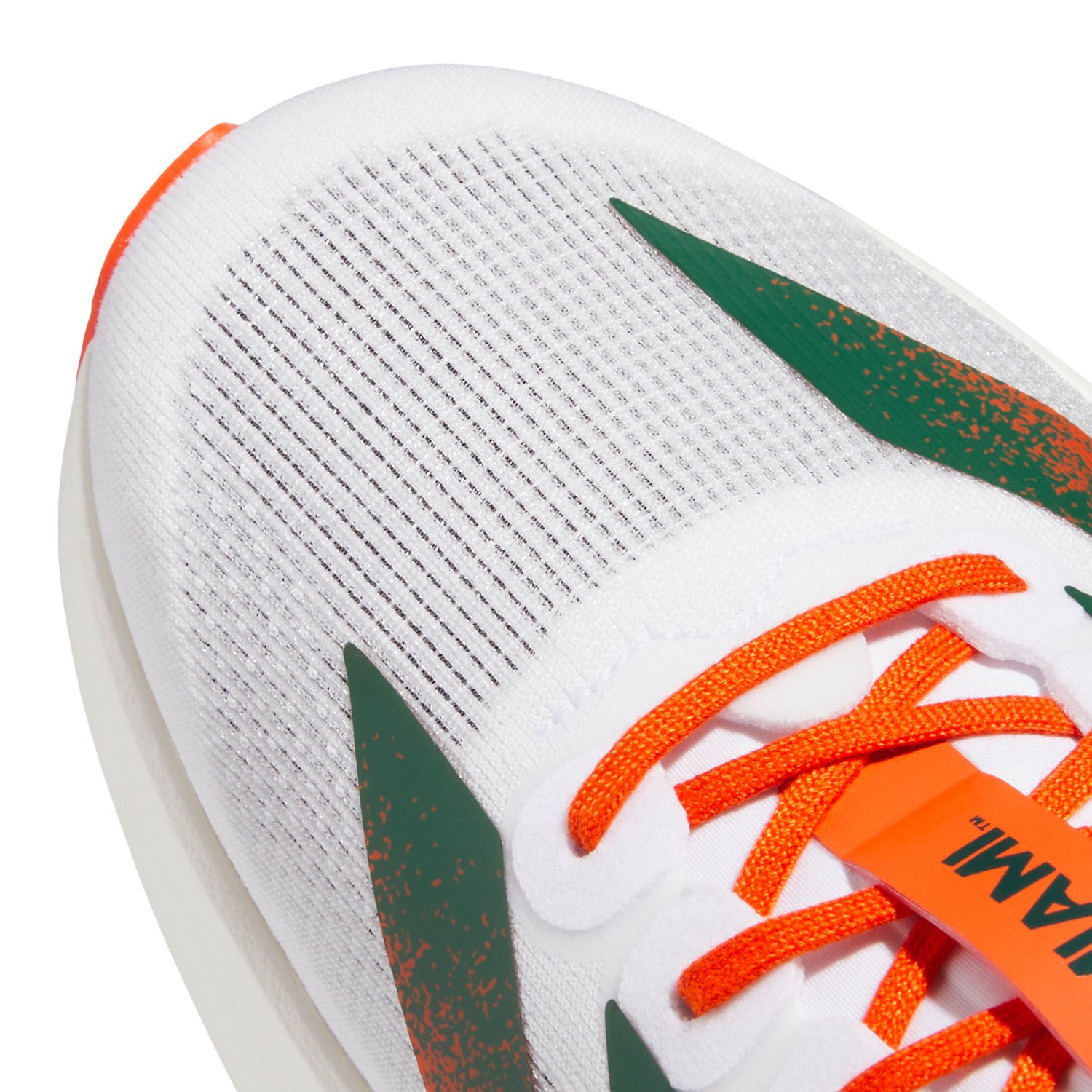 Adidas Adult Miami Hurricanes Adizero Evo SL Running Shoe - view number 7