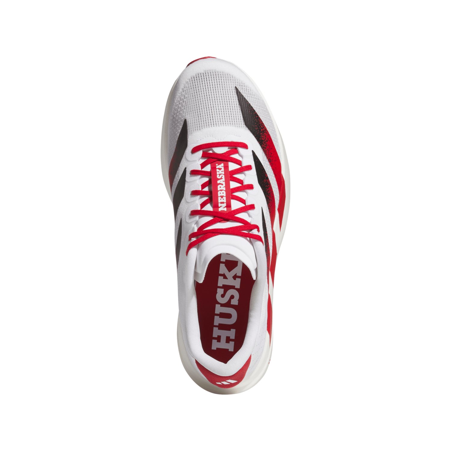 Adidas Adult Nebraska Cornhuskers Adizero Evo SL Running Shoe - view number 5