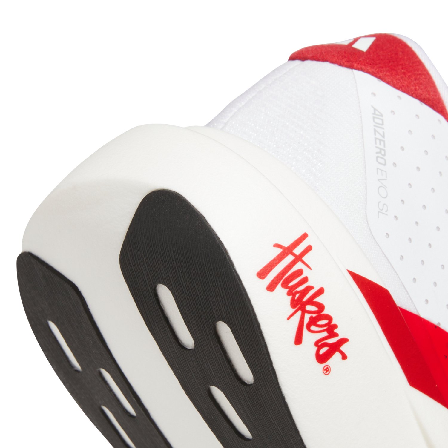 Adidas Adult Nebraska Cornhuskers Adizero Evo SL Running Shoe - view number 8