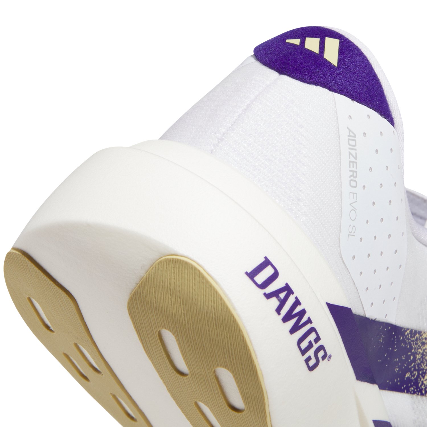 Adidas Adult Washington Huskies Adizero Evo SL Running Shoe - view number 8