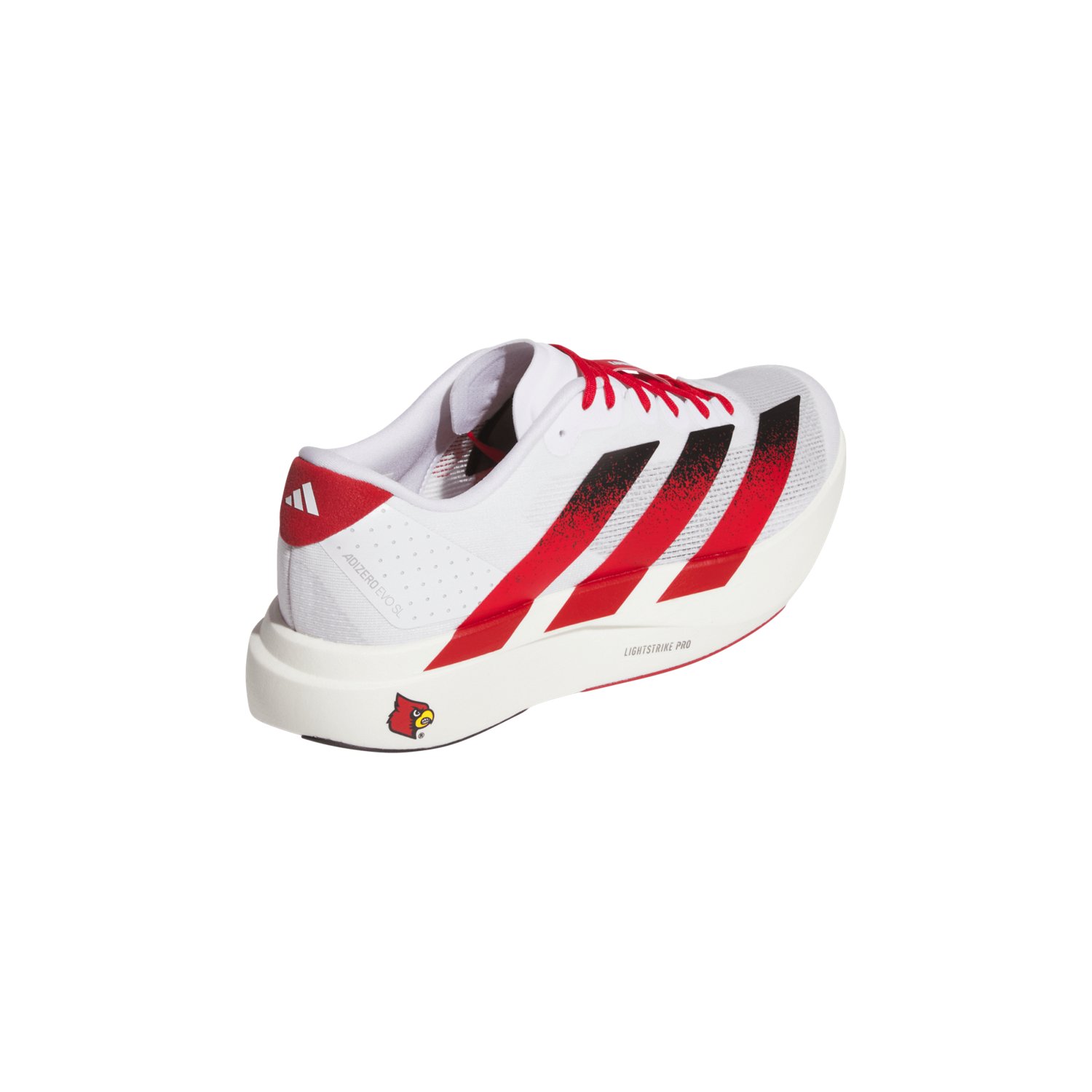 Adidas Adult Louisville Cardinals Adizero Evo SL Running Shoe - view number 4