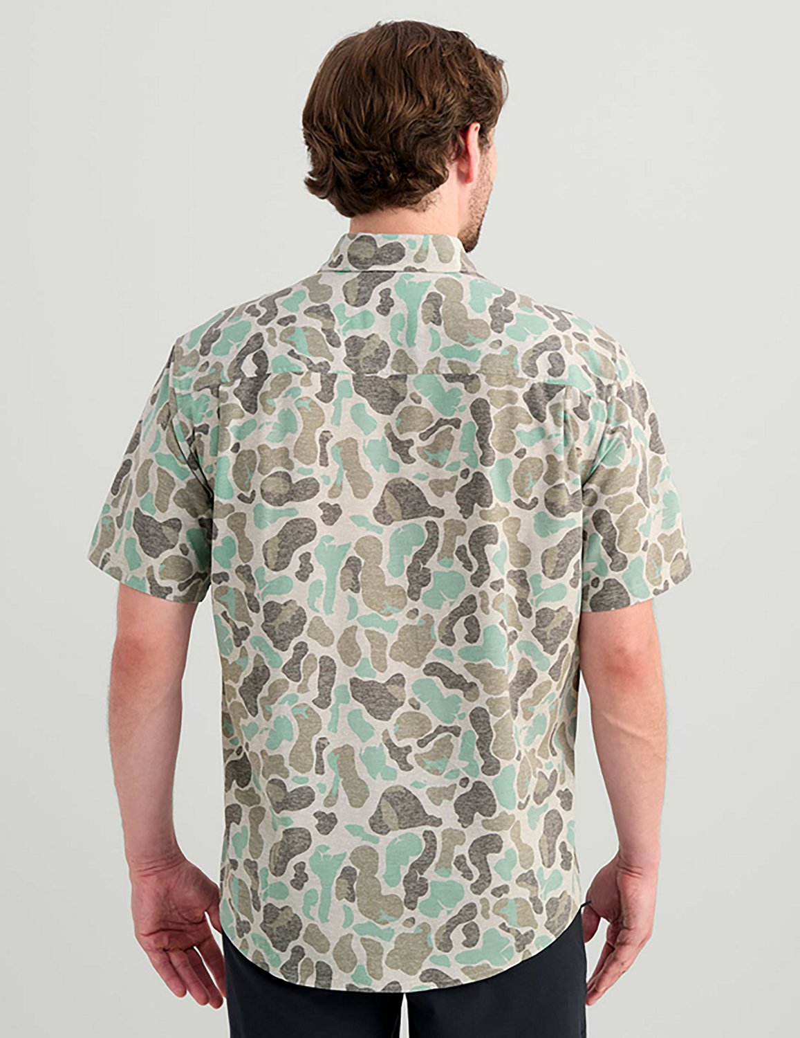 Huk Men's Kona Desert Rose Short Sleeve Shirt - view number 2