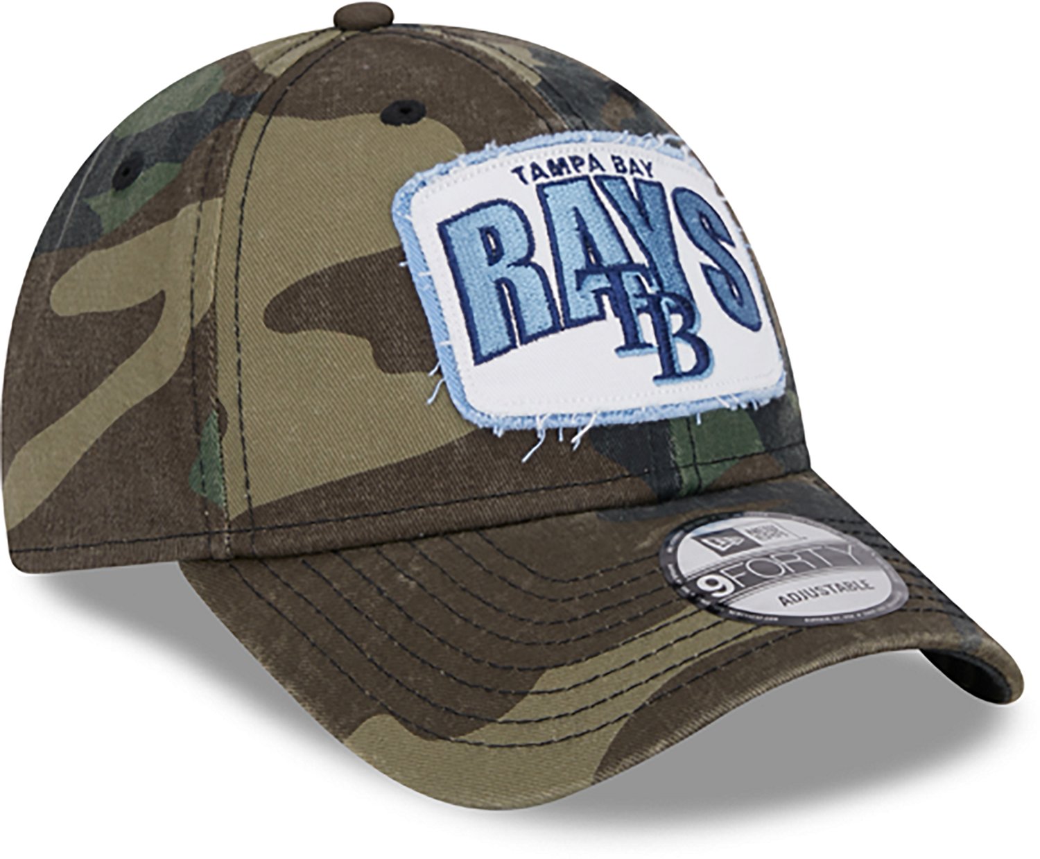 New Era Men's Tampa Bay Rays Camo Game Day 9FORTY Cap - view number 3