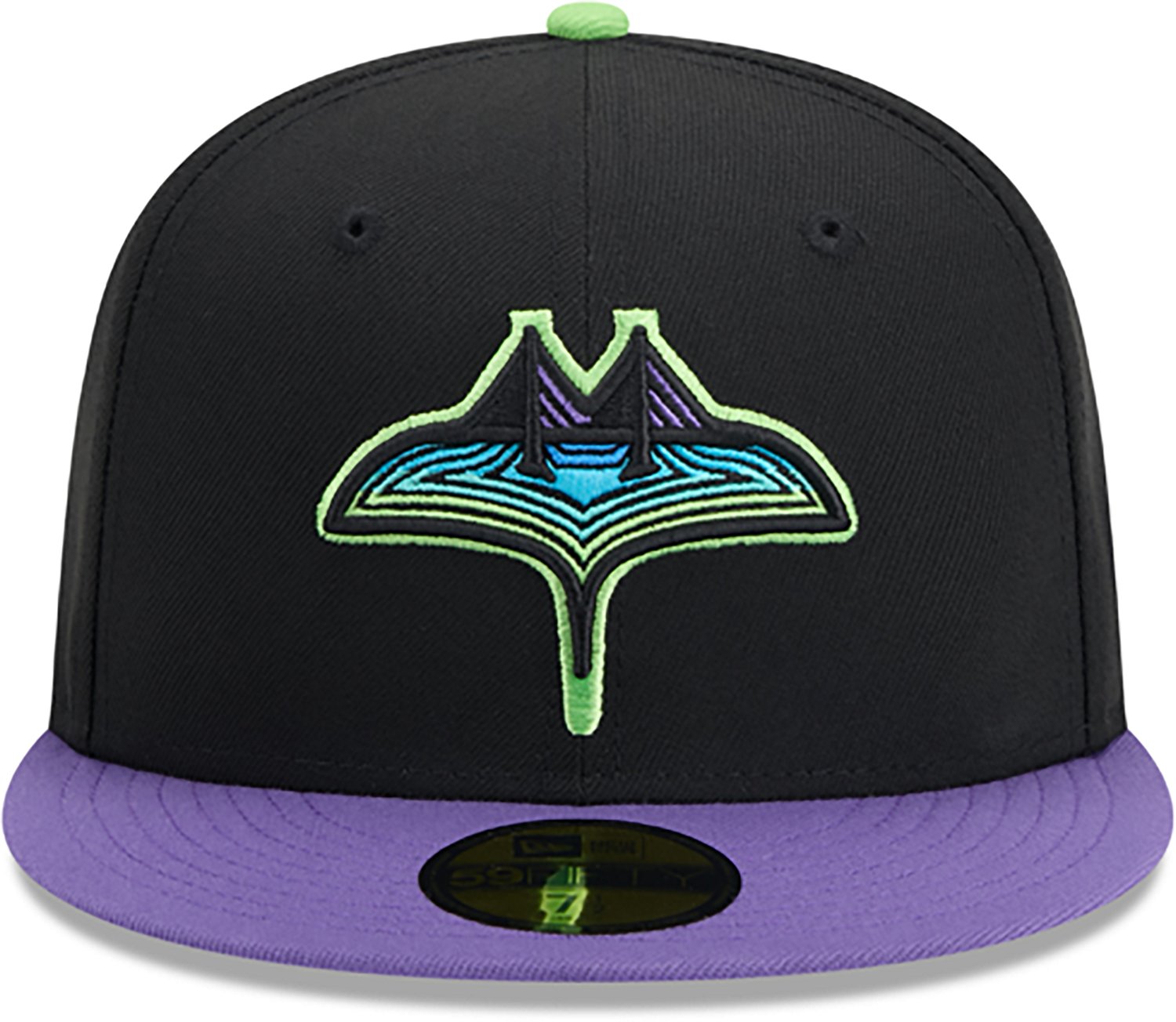 New Era Men's Tampa Bay Rays City Connect On Field 59FIFTY Fitted Cap - view number 2