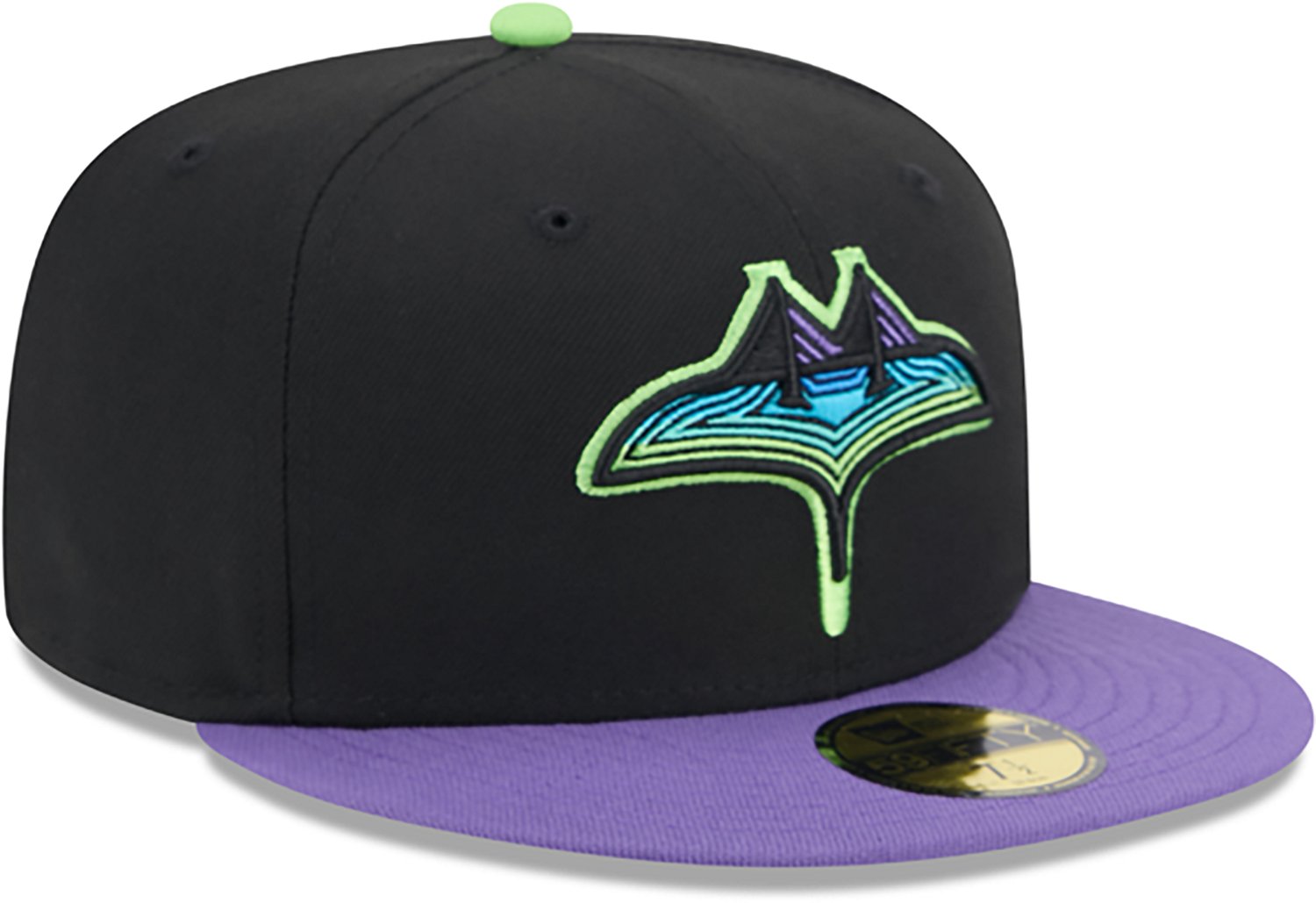 New Era Men's Tampa Bay Rays City Connect On Field 59FIFTY Fitted Cap - view number 3
