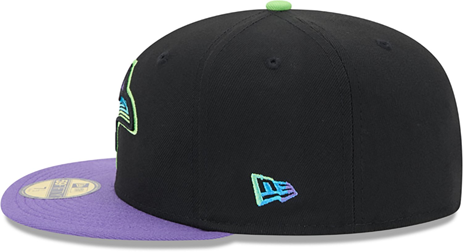 New Era Men's Tampa Bay Rays City Connect On Field 59FIFTY Fitted Cap - view number 4
