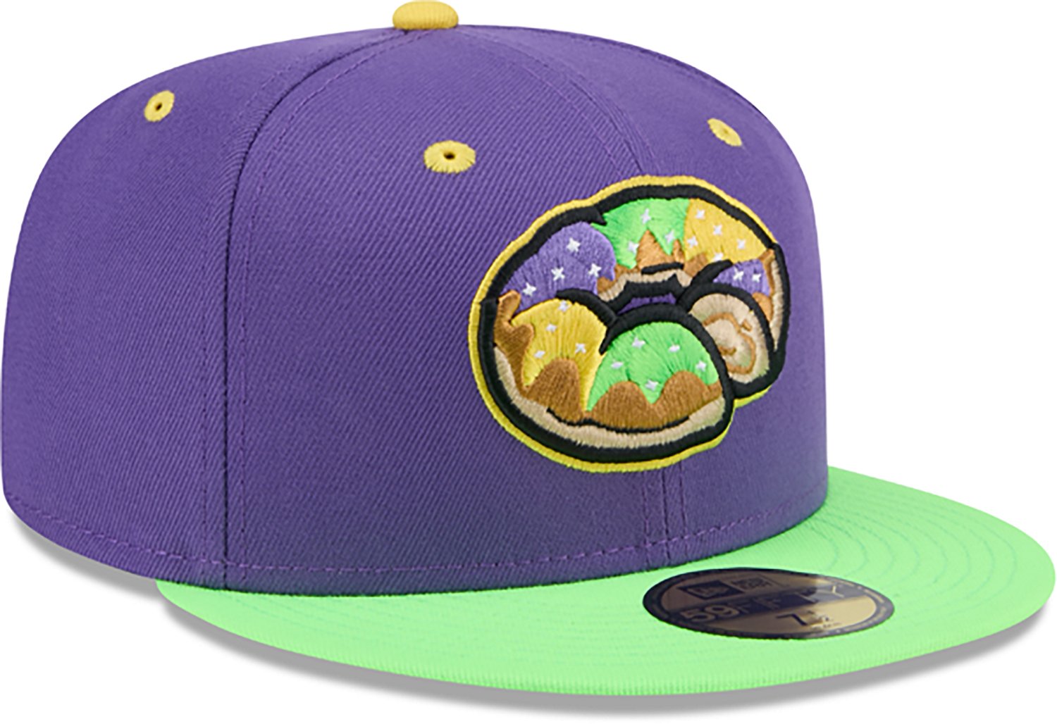 New Era Men's Biloxi Shuckers '24 Theme Nights 2-Tone 59FIFTY Cap - view number 3