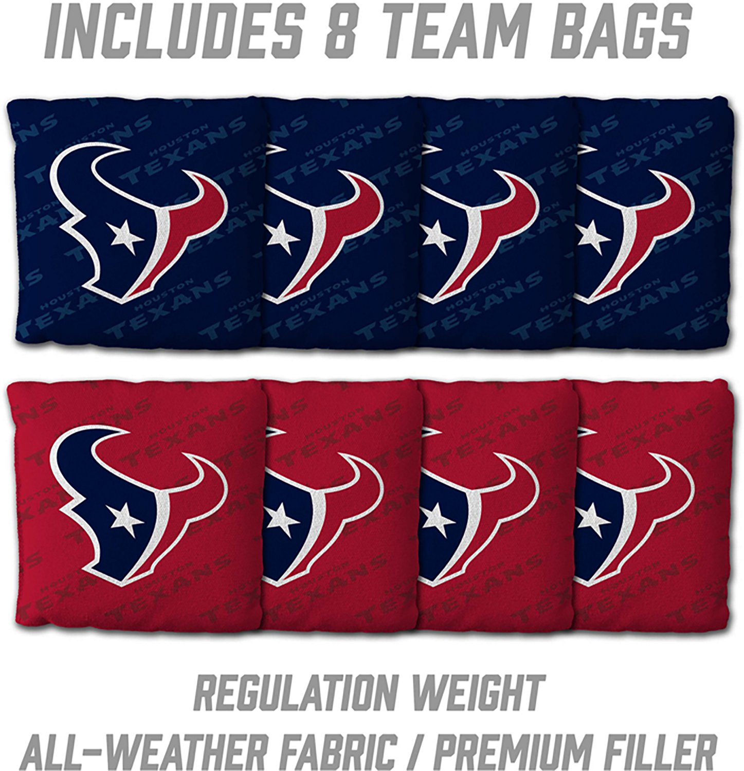 YouTheFan Houston Texans 2 ft x 4 ft Solid Wood Cornhole Set - view number 5