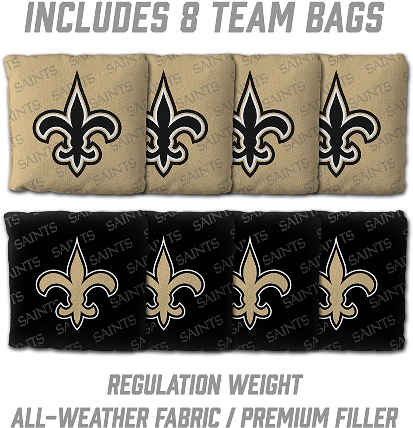 YouTheFan New Orleans Saints 2 ft x 4 ft Solid Wood Cornhole Set - view number 5
