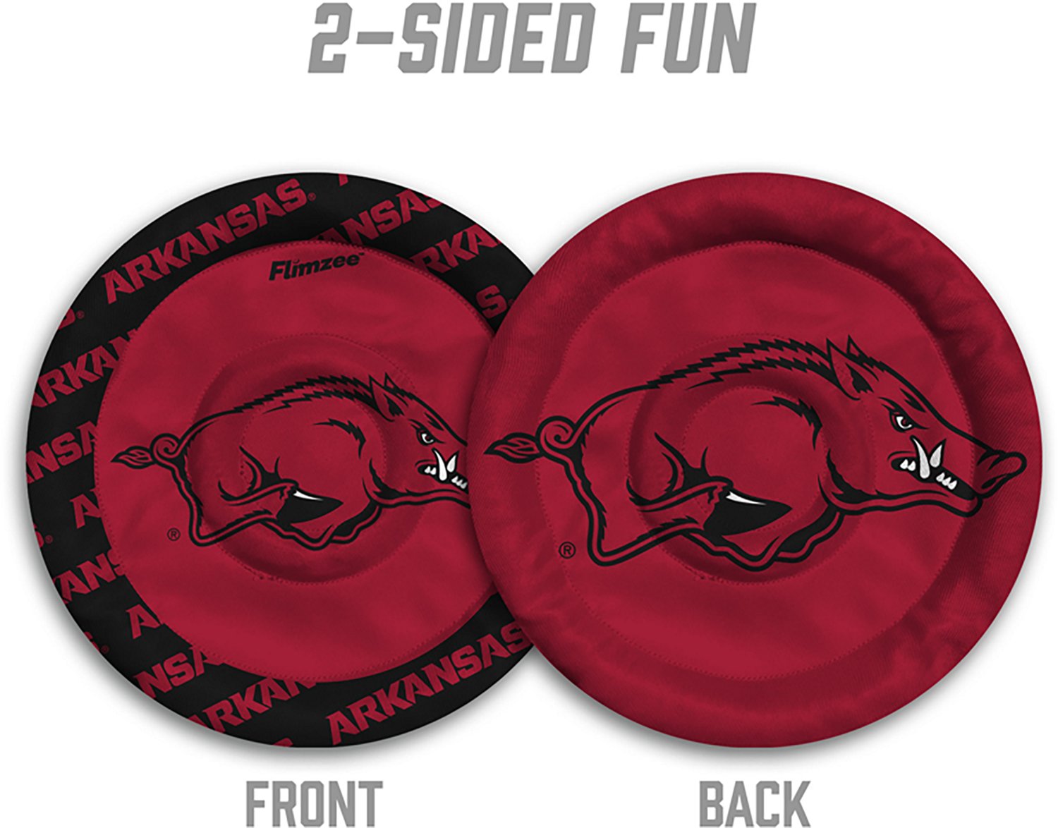 YouTheFan Arkansas Flimzee Bean-Bag Flying Disc - view number 3