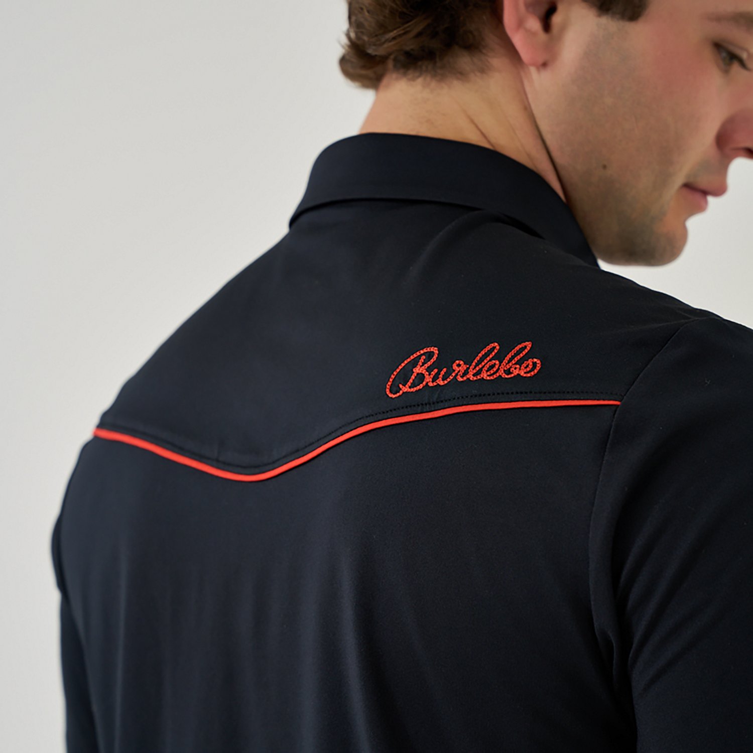 Burlebo Men's Peal Snap Performance Short Sleeve Polo Shirt - view number 4