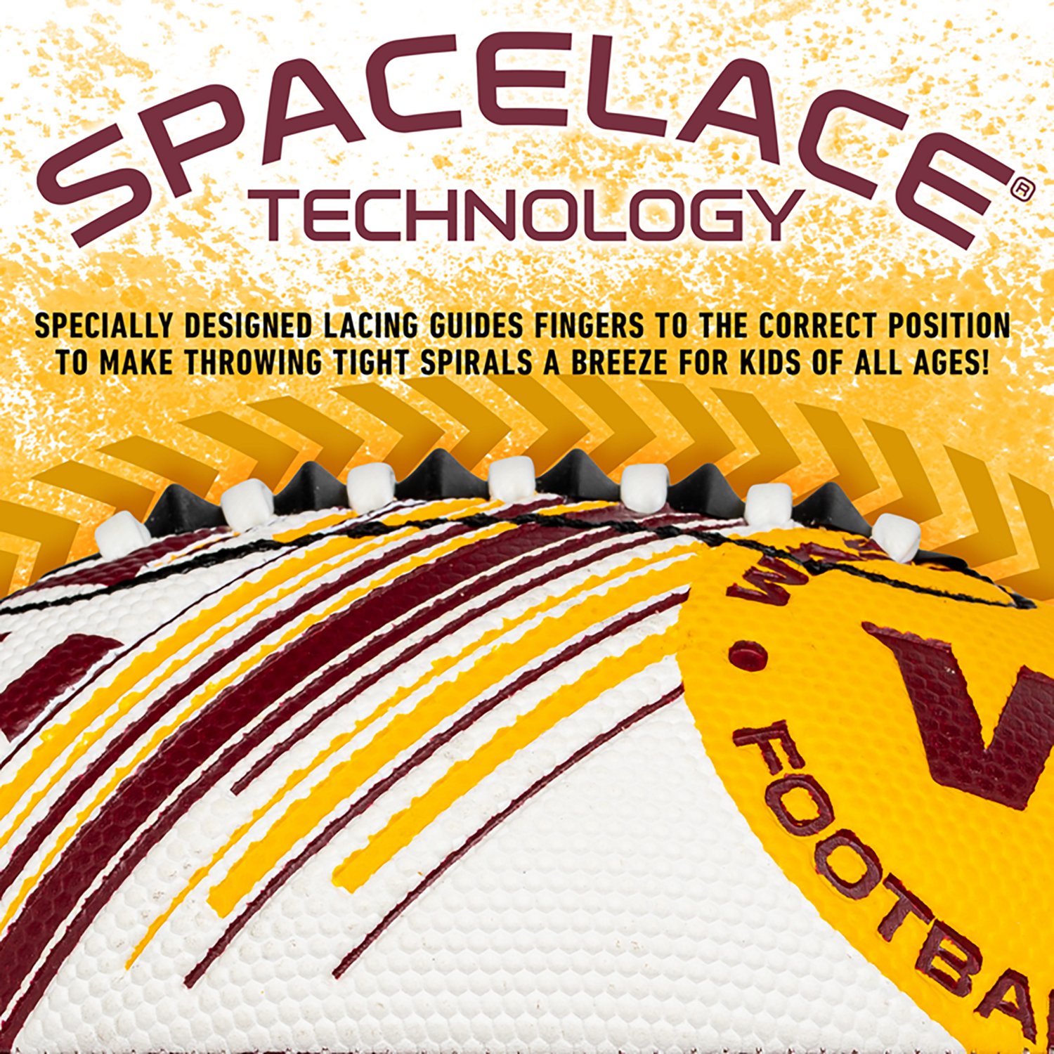 Franklin Washington Commanders SPACELACE Youth Football - view number 5