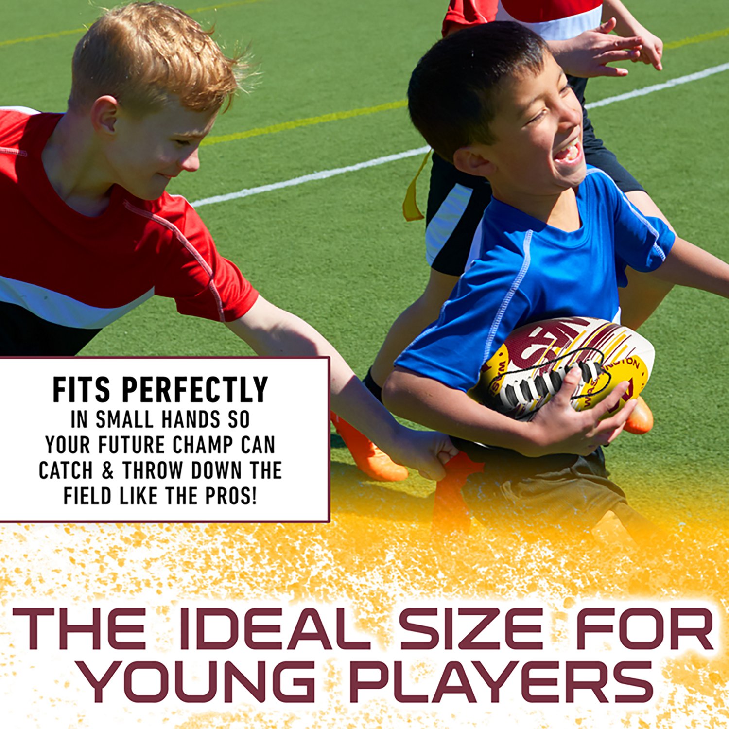 Franklin Washington Commanders SPACELACE Youth Football - view number 6