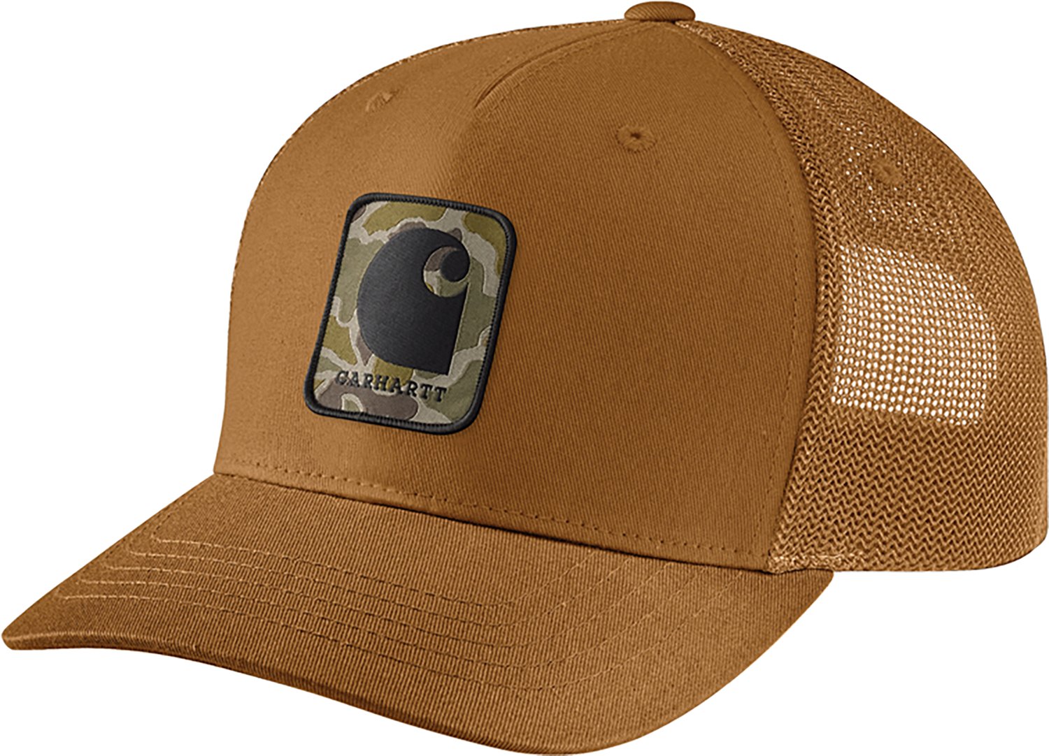 Carhartt Men's Twill Mesh-Back Camo Patch Cap