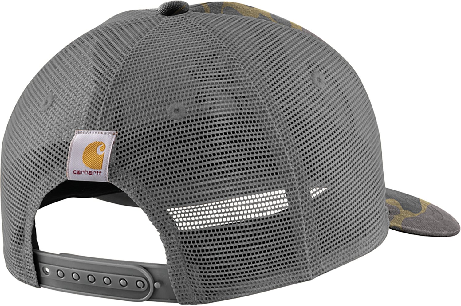 Carhartt Men's Wool Mesh-Back Camo Logo Patch Cap