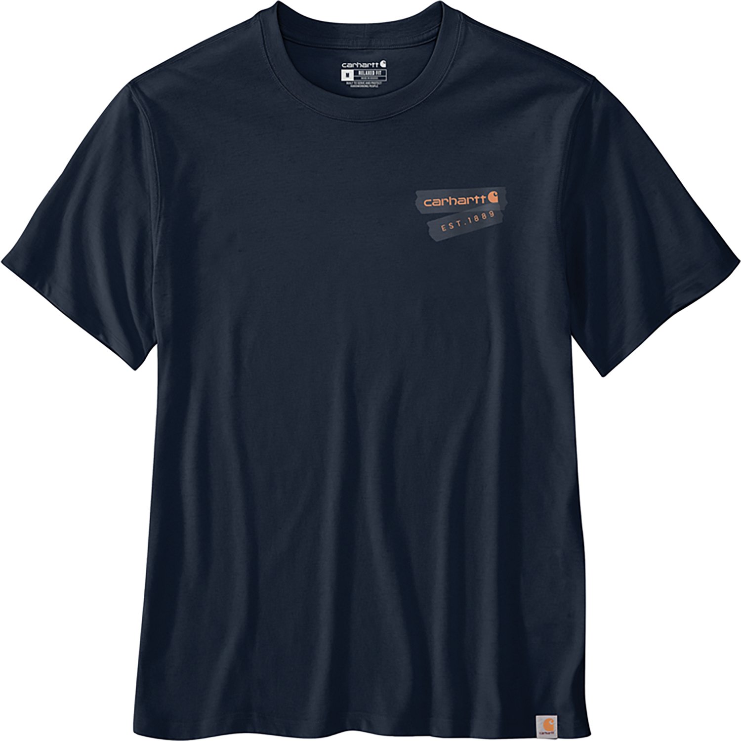 Carhartt Men's Relaxed Fit Lightweight Short Sleeve Tape Graphic T-shirt - view number 2