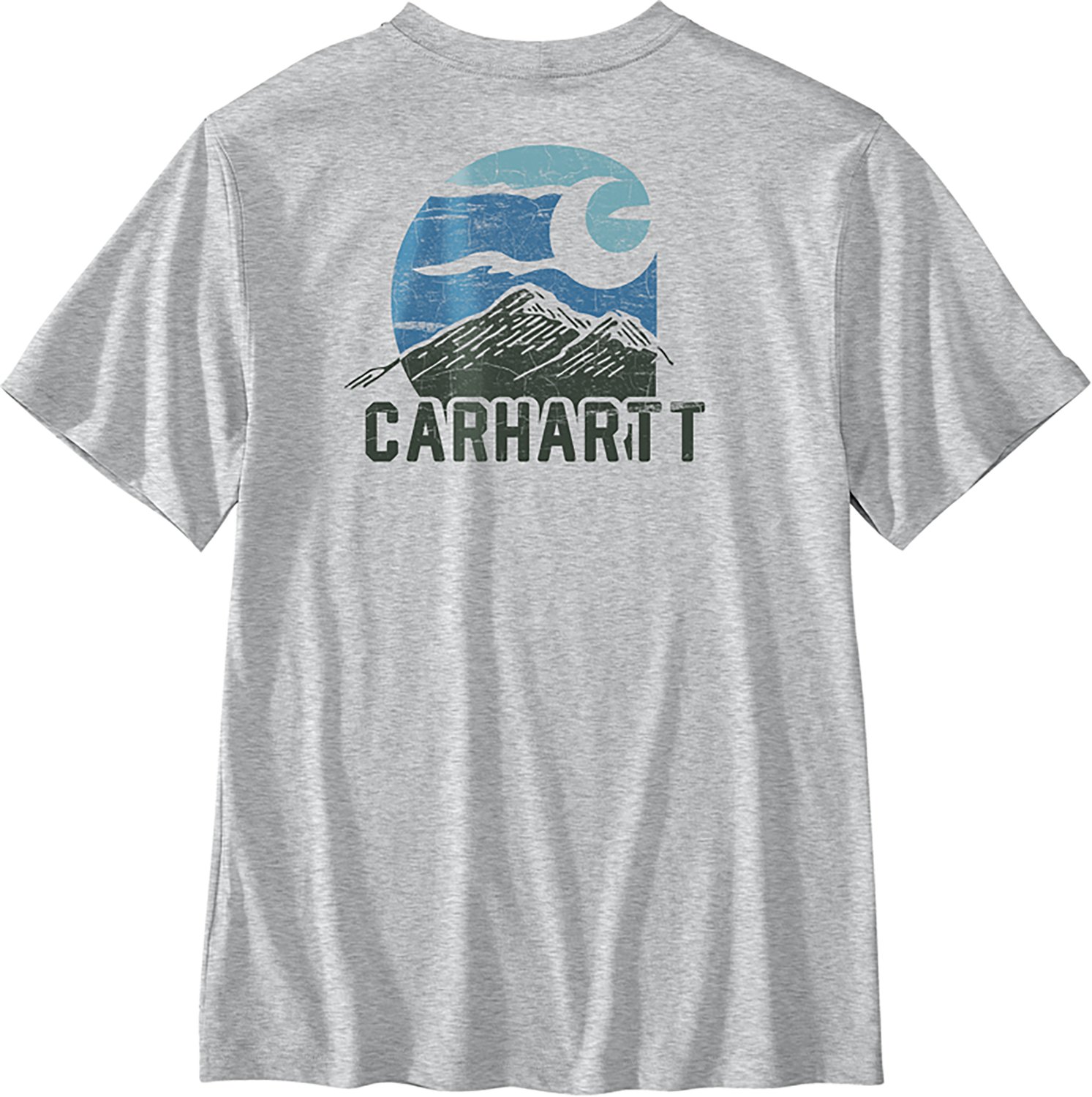 Carhartt Men's Relaxed Fit Lightweight Short Sleeve Plane Mountain Graphic T-shirt - view number 3