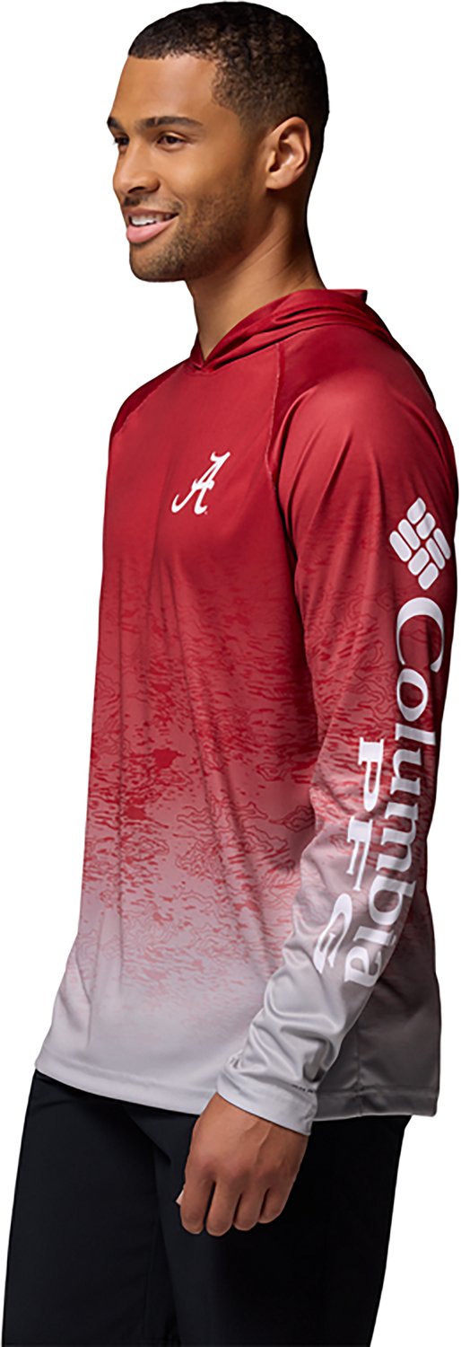 Columbia Sportswear Men's Alabama Crimson Tide Collegiate PFG Super Terminal Tackle Hoodie - view number 2