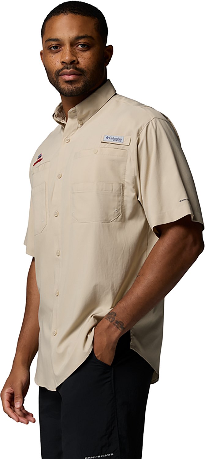 Columbia Sportswear Men's Georgia Bulldogs Collegiate PFG Tamiami Short Sleeve Shirt. - view number 2