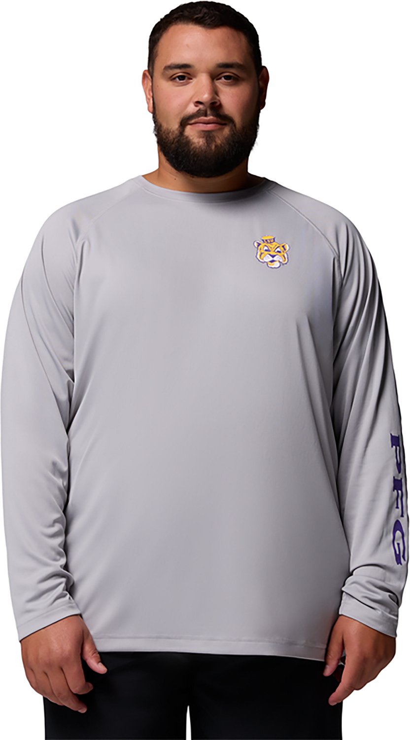 Columbia Sportswear Men's LSU CLG Vault Terminal Tackle Long Sleeve Shirt - view number 2