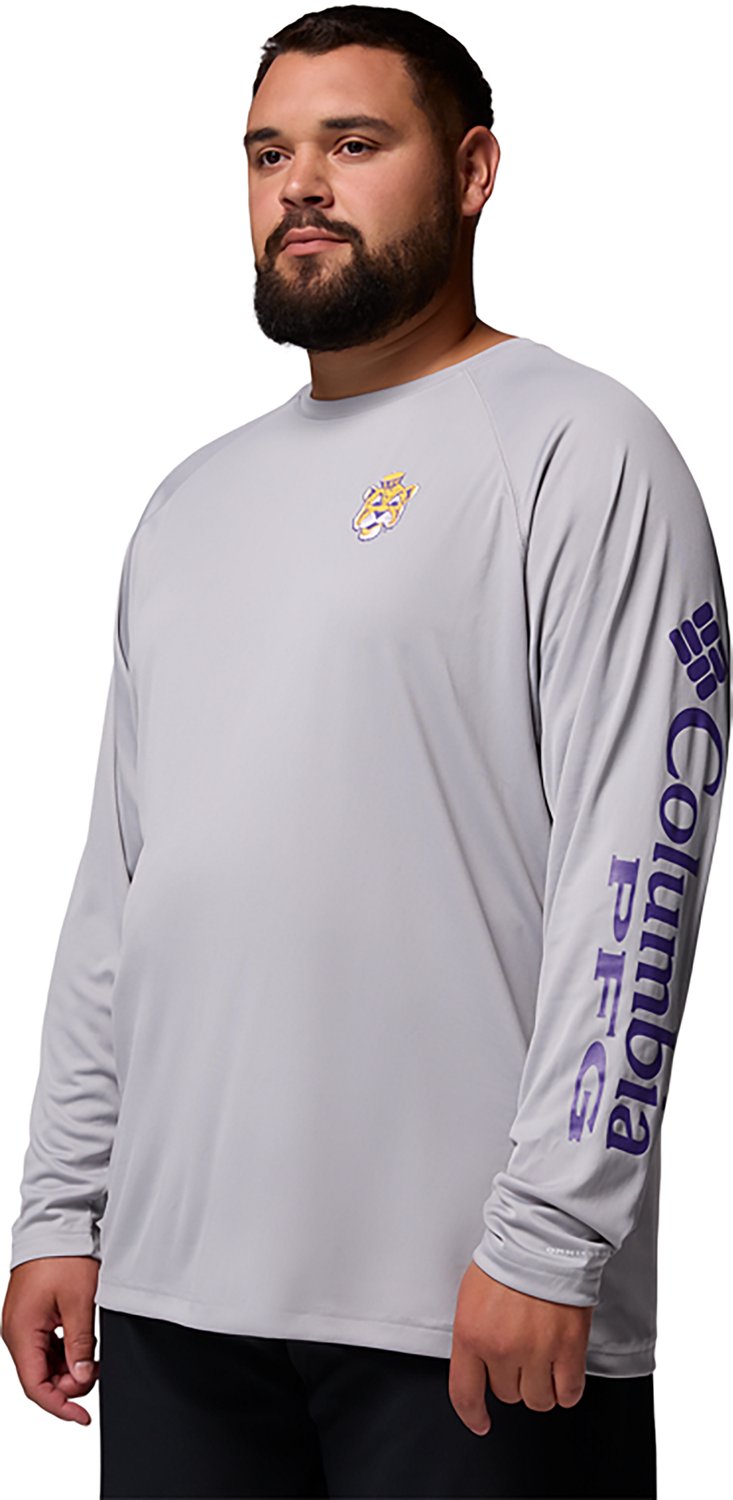 Columbia Sportswear Men's LSU CLG Vault Terminal Tackle Long Sleeve Shirt - view number 3