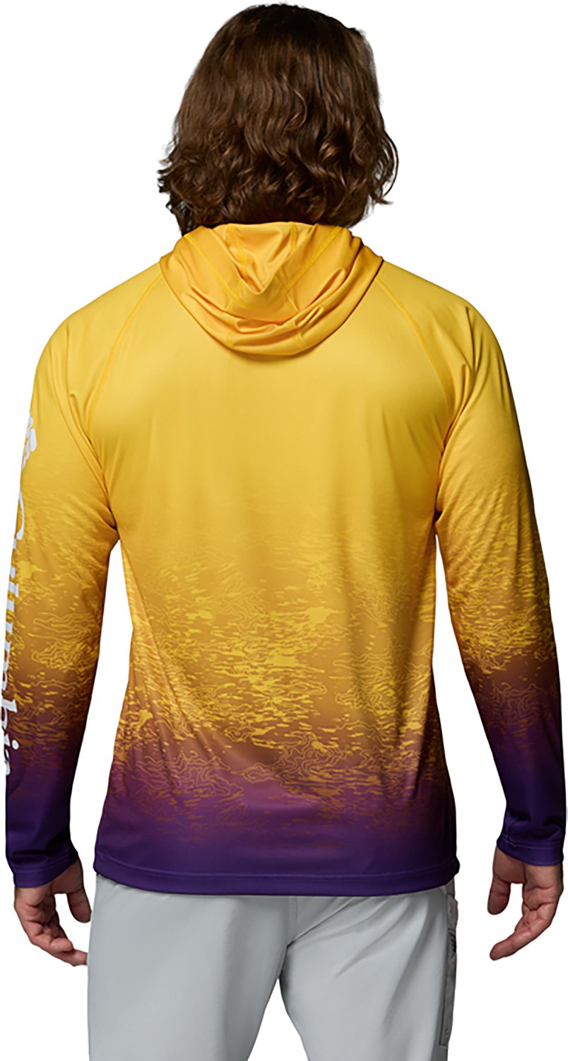 Columbia Sportswear Men's LSU Tigers Collegiate PFG Super Terminal Tackle Hoodie - view number 3