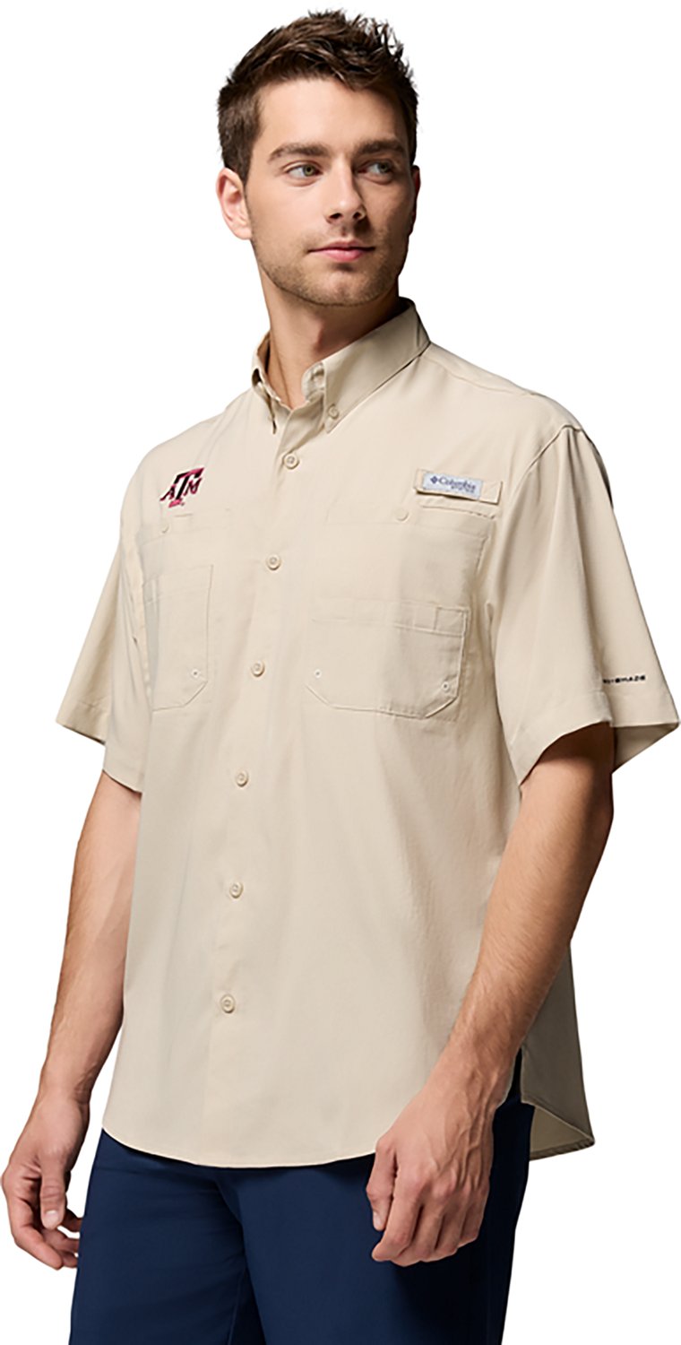 Columbia Sportswear Men's Texas A&M Aggies Collegiate PFG Tamiami Short Sleeve Shirt - view number 2
