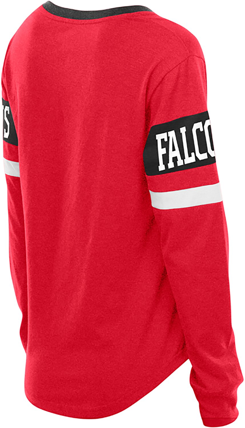 New Era Women's Atlanta Falcons Lace Up Long Sleeve Graphic T-shirt  - view number 2